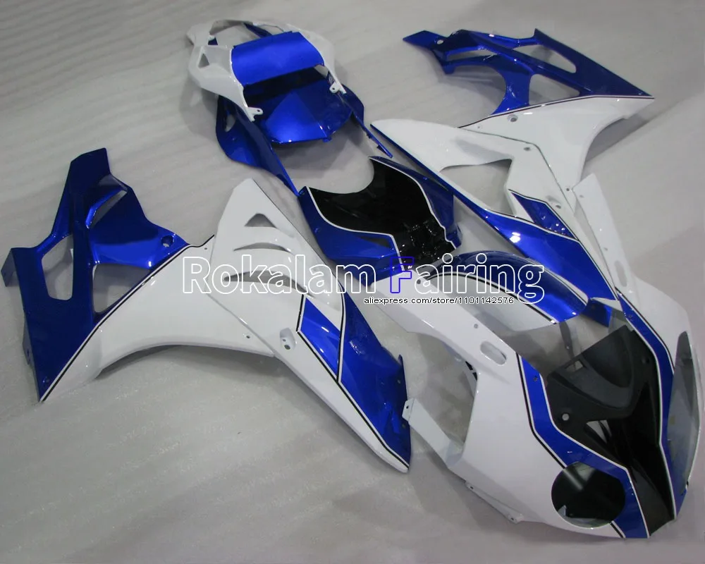 

For BMW S1000RR Fairings Kit 10 11 12 13 14 S 1000RR Cowling S1000 RR 2010-2014 Blue White Black (Injection molding)