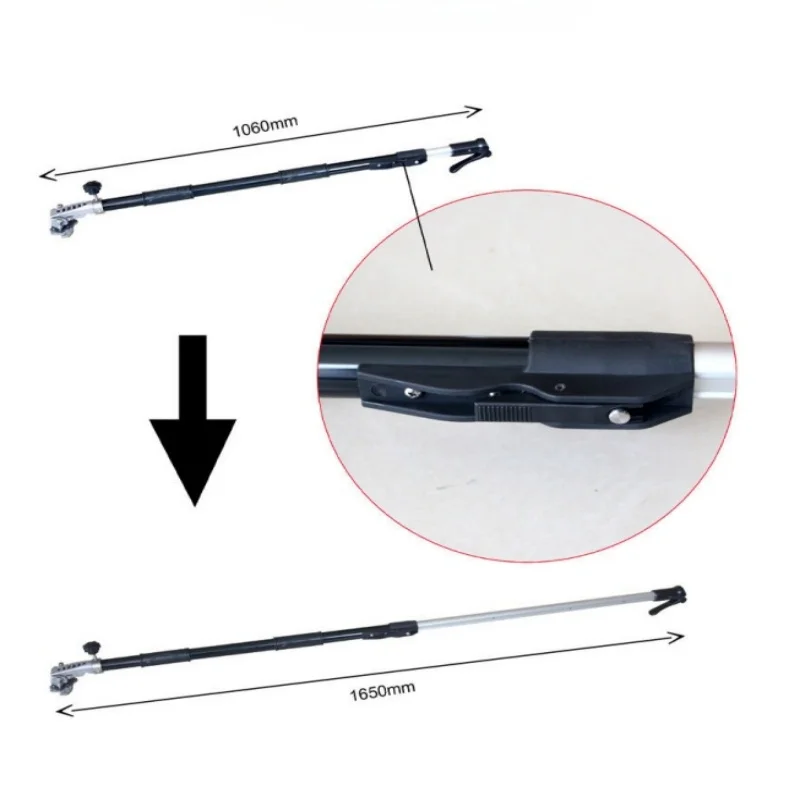 Telescopic Adjustable Drywall Flat Box Extension Handle Long Reach Pole for High Wall Ceiling Gypsum Plastering