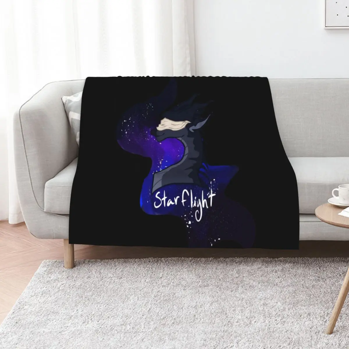 

Starflight Throw Blanket Designers Kid'S Retros Bed Fashionable Blankets