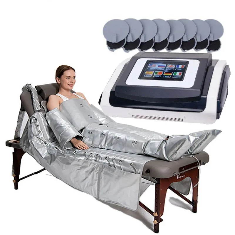 New 3IN1 EMS Pressure Body & Legs Pressotherapy Air Pressure Presoterapia Lymphatic Drainage Machine for Health Care