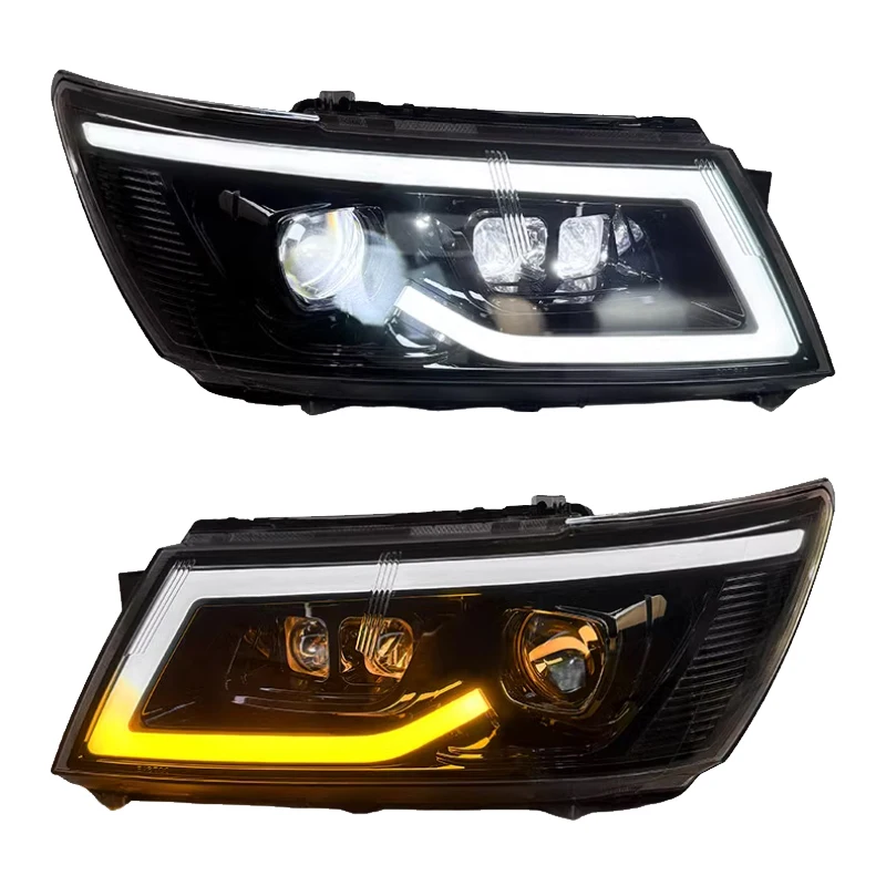 

For Dodge Journey New Arrival Headlight 2009 2020 Front Light Upgrade LED Headlamp Turn Signals DRL Head Light