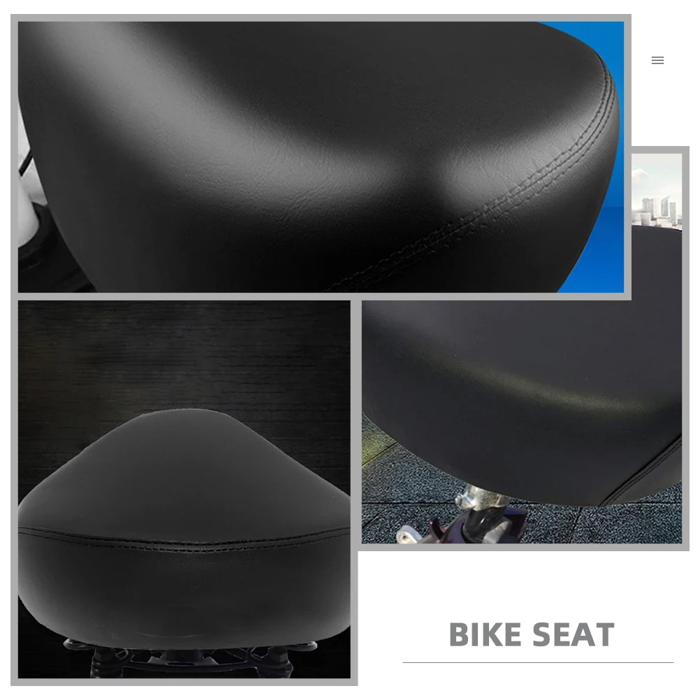 

Thickened Pu Bike Seat Cushion Comfortable Replacement Saddle For Bicycle Electric Scooter Durable Saddle Part Cycling Seat Pad
