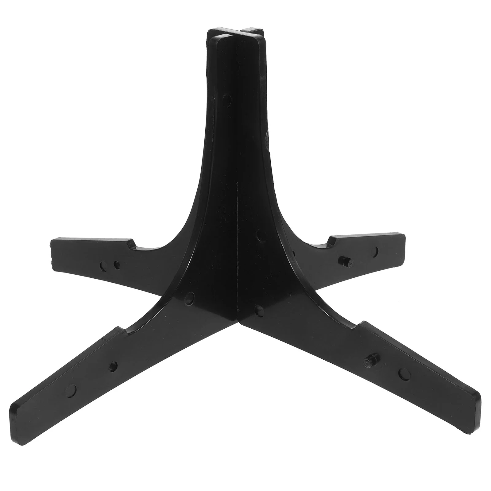 

Trumpet Portable B-flat Stand Brackets Clarinet Flute Alto Saxophone Mouthpiece Black Plastic