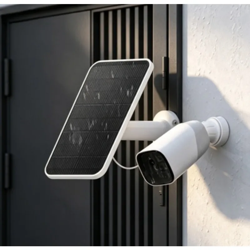 Monocrystalline 4W Solar Panel Long Service Life Weatherproof Accessory For Powering Surveillance Video Doorbell