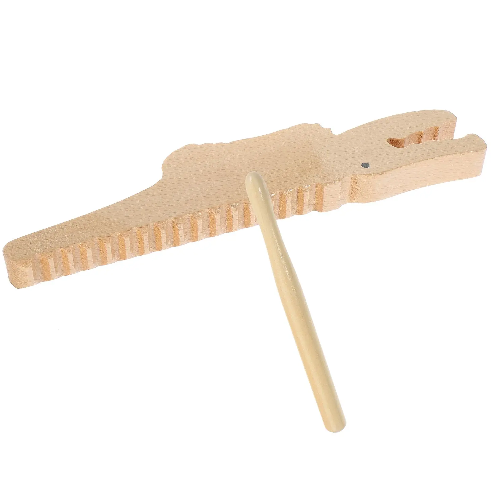 

Wooden Guiro Percussion Toy Sturdy Kids Musical Instrument Plaything Educational Cognitive Toy Wooden Instrument