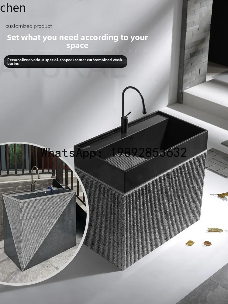 AA Marble Laundry Pool Courtyard Washbasin Outdoor Pool Washbasin Outdoor Washbasin