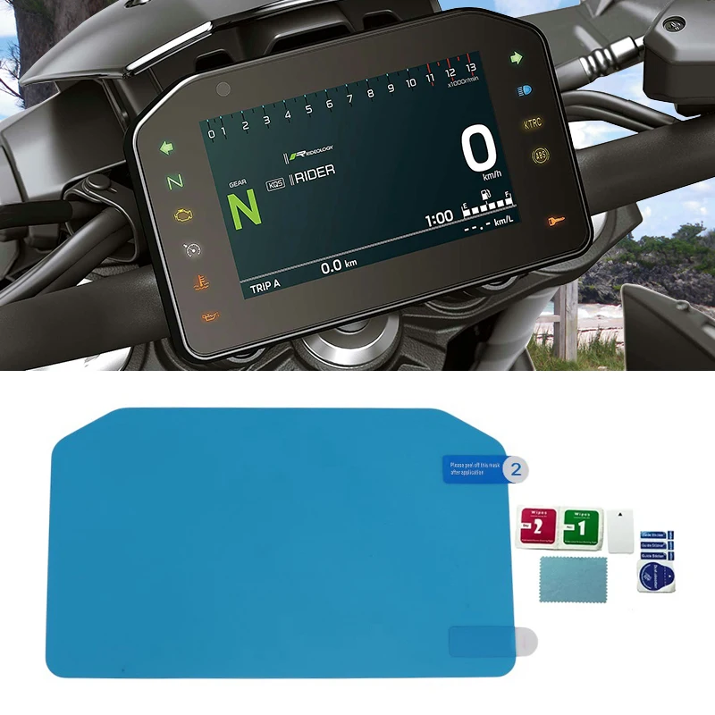For Kawasaki Z900 Cluster Scratch Protection Film Z 900 z900 z 900 2025 Motorcycle Screen Protector Stickers Accessories