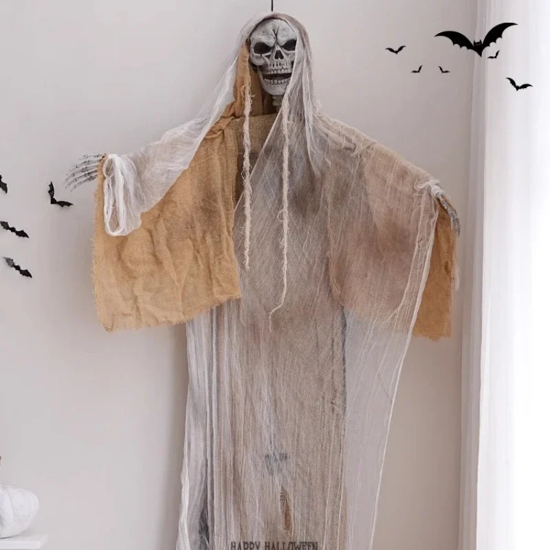 Halloween Costumes Costumes Women Cos Clothes Decorations Props Ornaments Scary Skeleton Skeleton Big Hanging Ghost