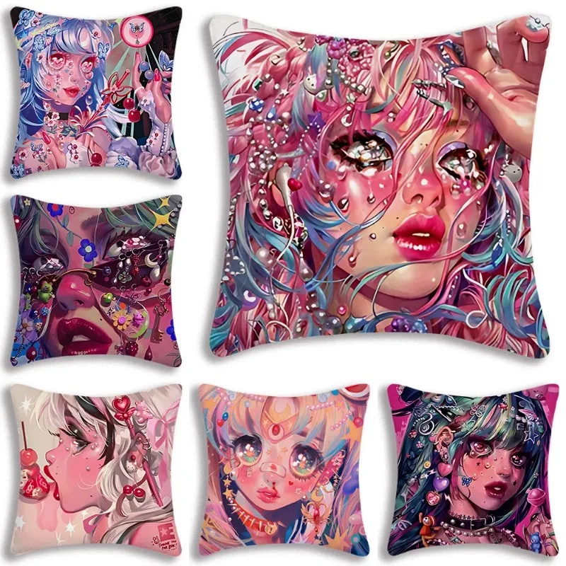 Eunpyon Eunice Cruzabra Pillow Covers Cartoon Sofa Decorative Home  Printing  Cute Cushion Cover