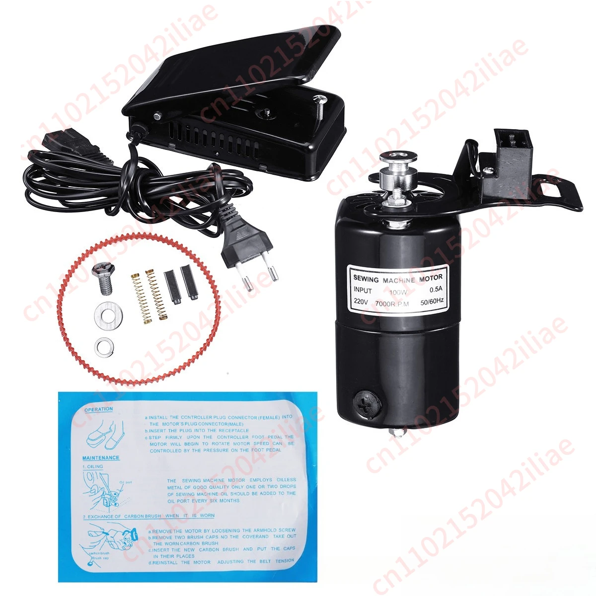 PD050 DEfU Vertical Key Cut Machine Motor 200W Clockwise Motor.