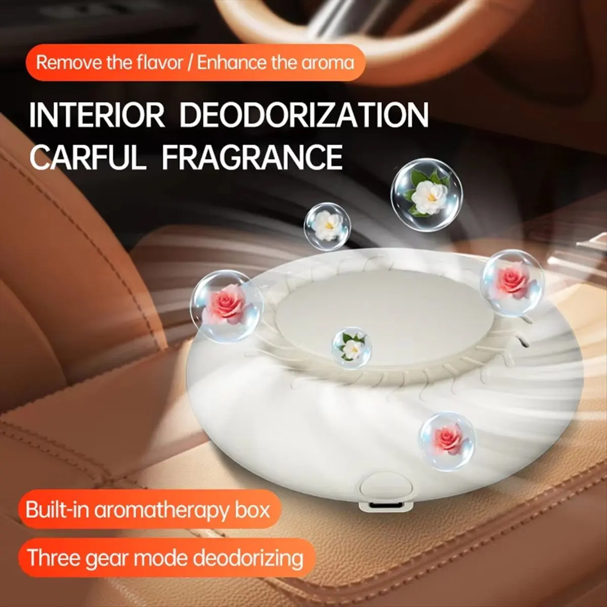 A45I Refrigerator Deodorizer,Multi-Functional Odor Eliminator, Freshener for Fruits, Veggies, Compact & Eco-Friendly