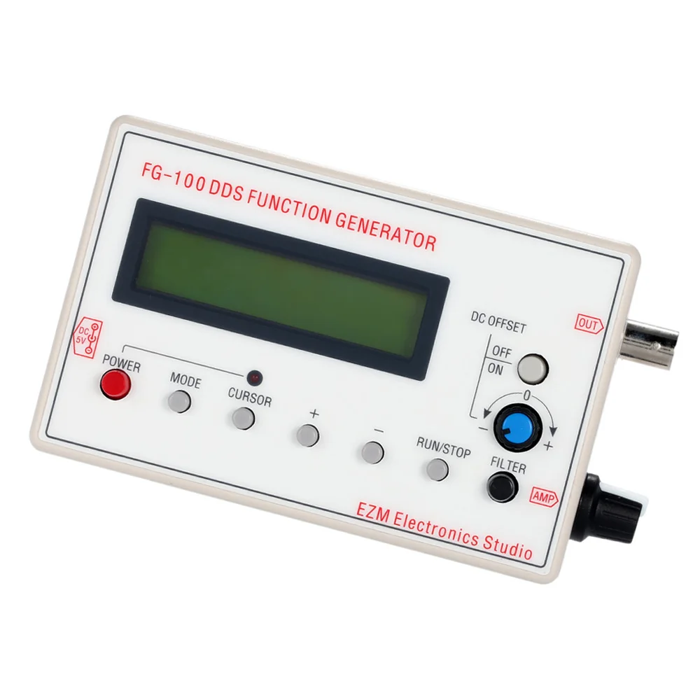 1HZ-500KHZ DDS Functional Signal Generator Sine + Square + Triangle + Sawtooth Waveform