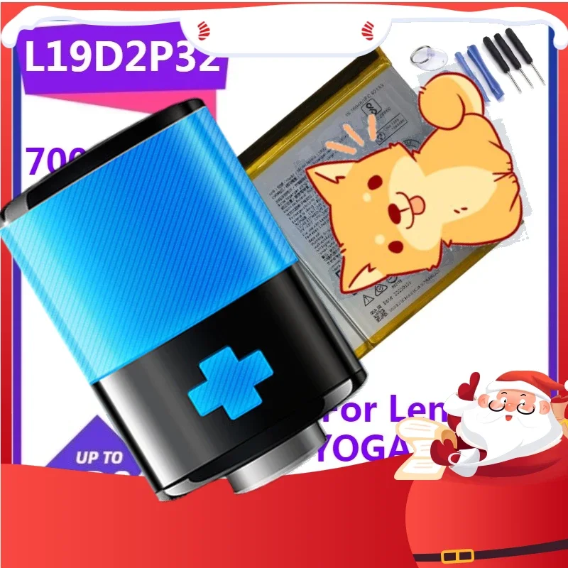 

Для Lenovo YOGA TAB 5 Smart Tab PRC WOR YT-X705X YT-X705F аккумулятор 7000 мАч/27,0 Втч L19D2P32 Сменный аккумулятор с инструментом