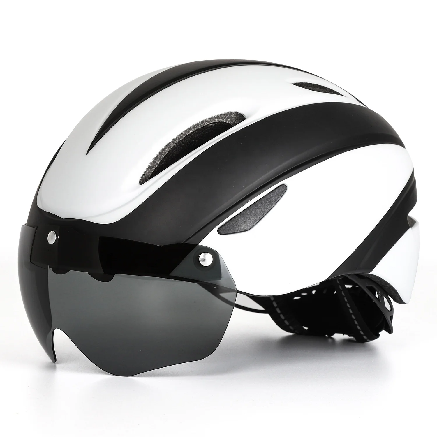 Camera Mountainroad Bike Helmet Pmt Cycling Helmet New Vintage Front Brimmed Bike  aero Foldable Cycling Helmet