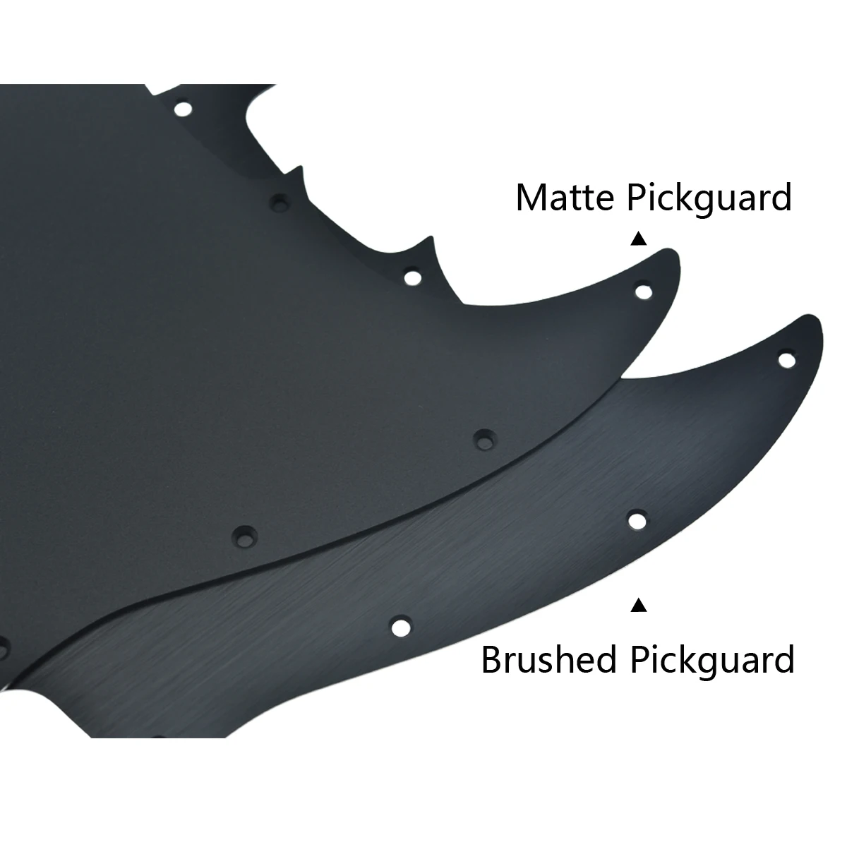 Dopro Matte Aluminum Tele Humbucker Pickguard Metal Anodized Matte PickGuard Scratch Plate for USA/Mexico Fender Tele/Telecaster