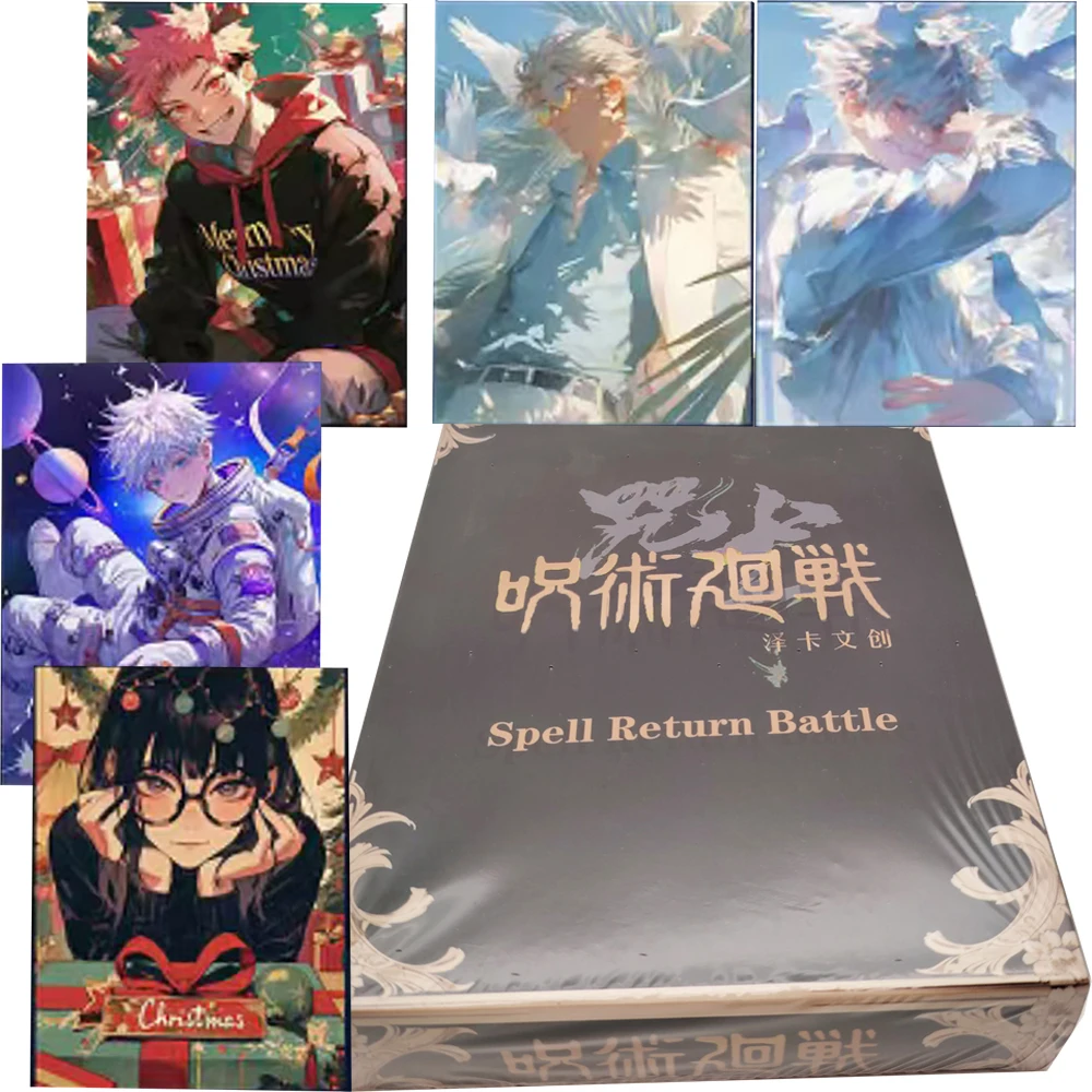 

Jujutsu Kaisen Collection Card High Score Japanese Anime Handsome Characters Color Paper Card Birthday Encouragement Kids Gifts