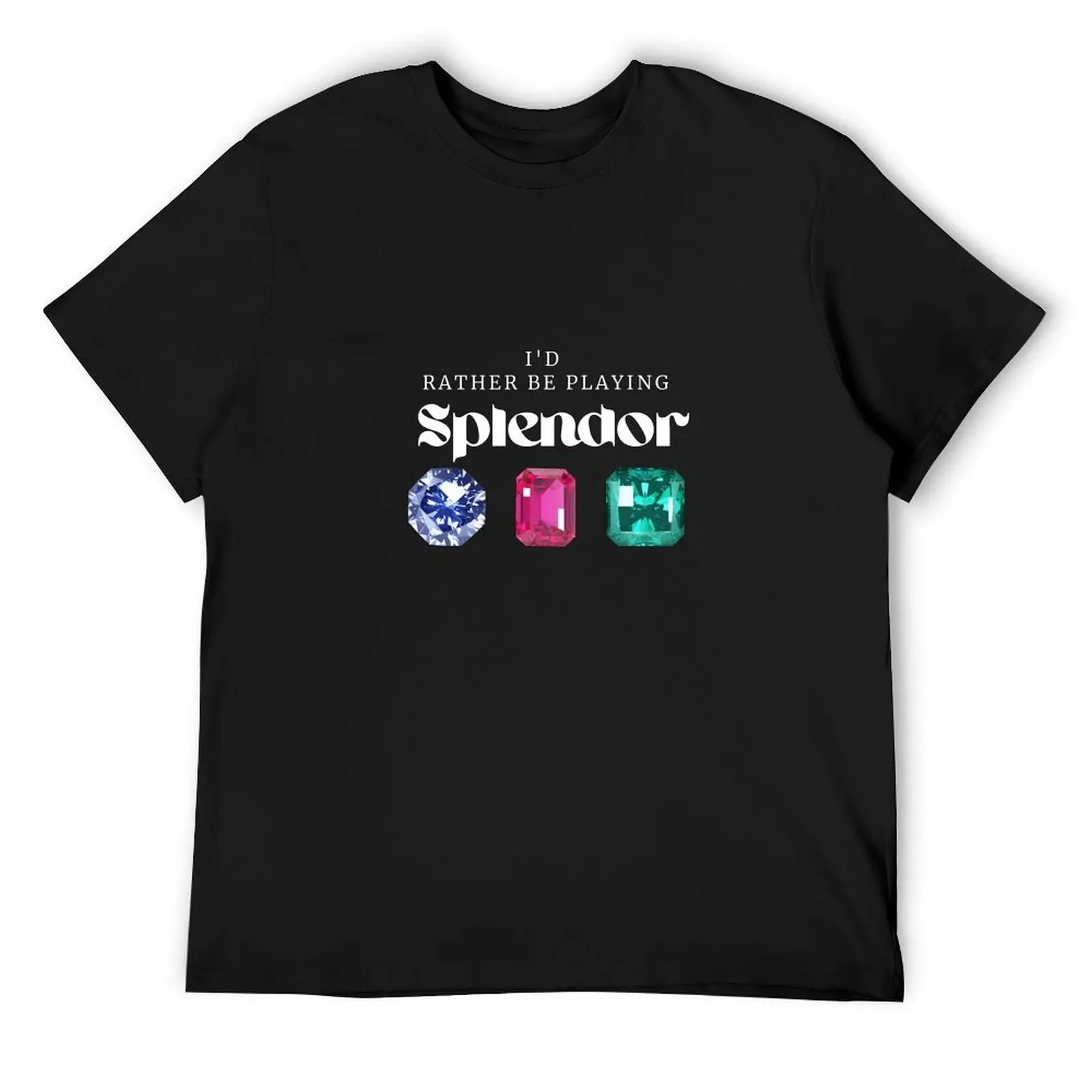 

I'd rather be playing Splendor T-Shirt quick drying anime stuff t shirts for men cotton