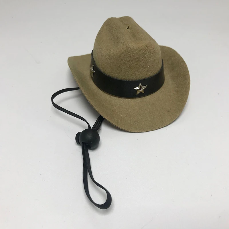 Non-woven Fabric Stylish Pets Star Cowboy Hat Western Cowboy  Costume Hat Top Hat Headwear Pet Hat Dog Caps Pet Sun Hats for Cat