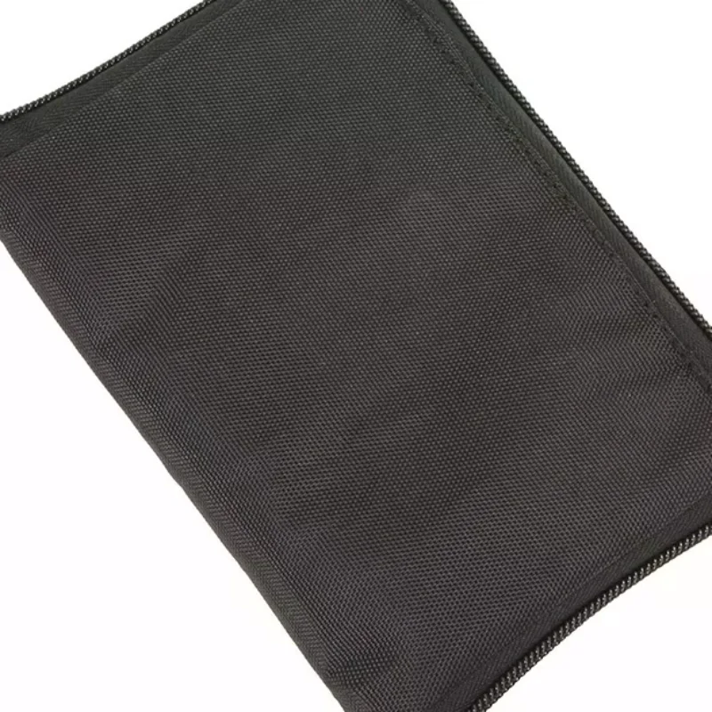 Portable Blood Glucose Meter Storage Bag Blood Pressure And Oxygen Meter Carrier Organizer Black Zipper Storage Bag Household