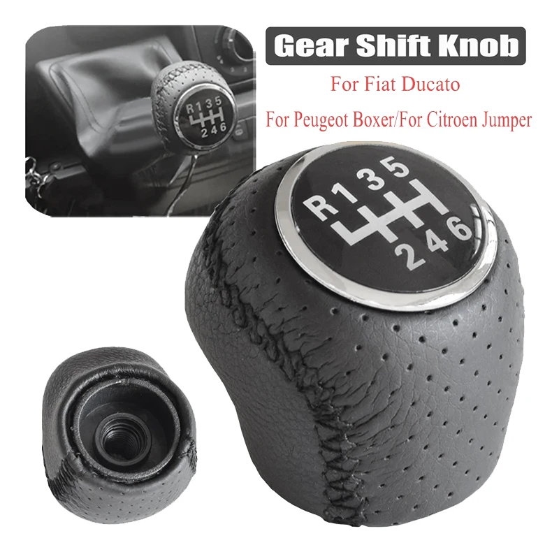 6 Speed Manual Gear Shift Knob for Citroen Jumper Relay Fiat Ducato Peugeot Boxer