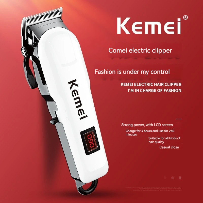 Barber Kemei KM-809A wide voltage  Hair Trimmer For Men Eyebrow Beard Trimmer Electric Hair Clipper Grooming Kit Haircut