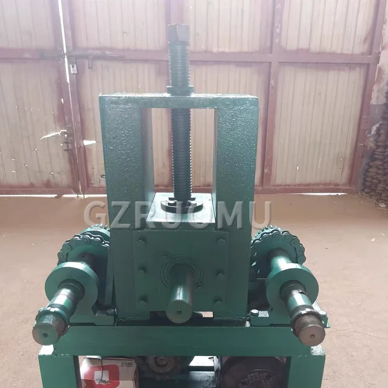 3KW Stainless Steel Pipe Bending Machine Channel Steel Square Pipe Bending Machine Heavy Spindle Speed 15RPM Adjustable Rolling