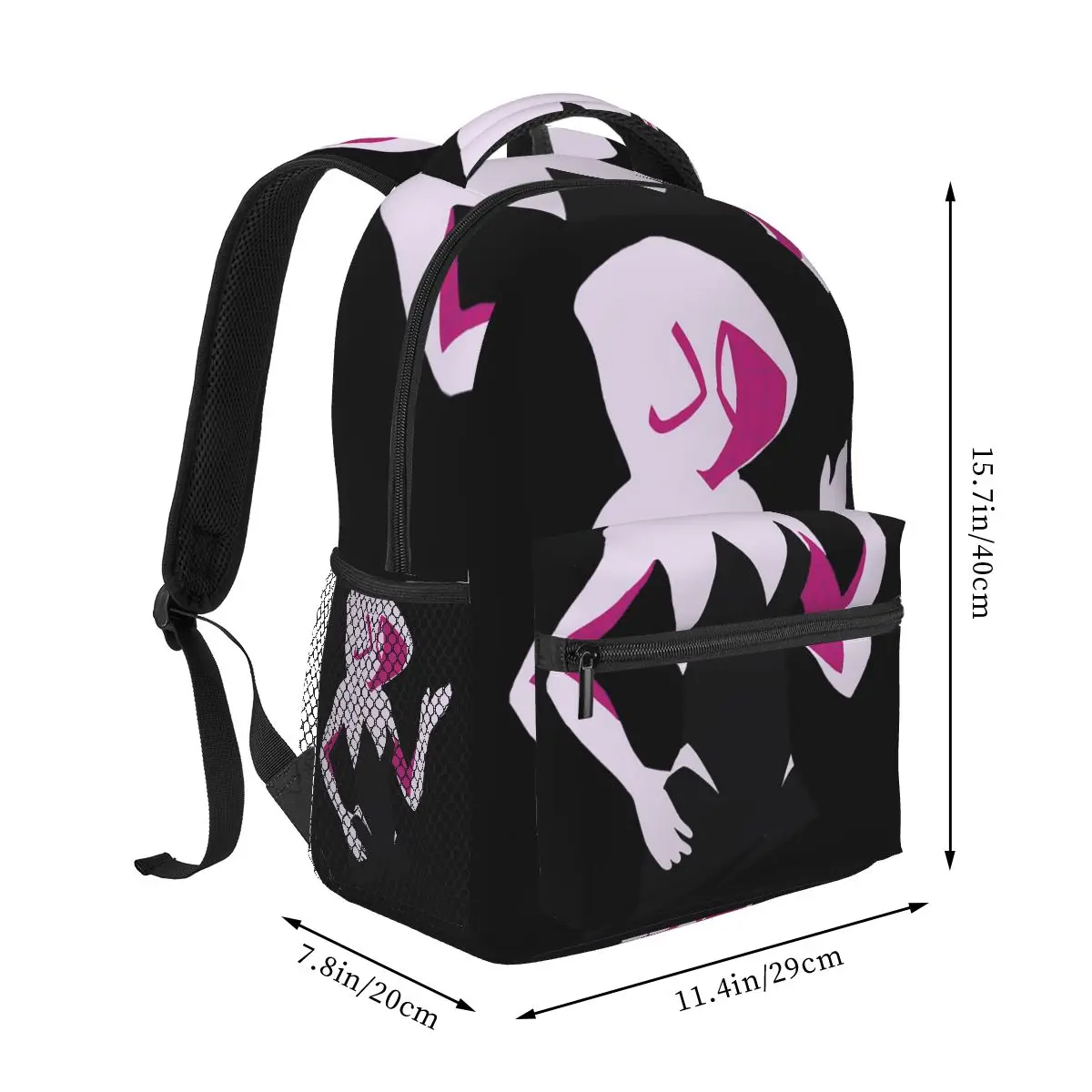 Spider Gwen Spiderverse Backpacks Boys Girls Bookbag Children School Bags Cartoon Travel Rucksack Shoulder Bag Large Capacity