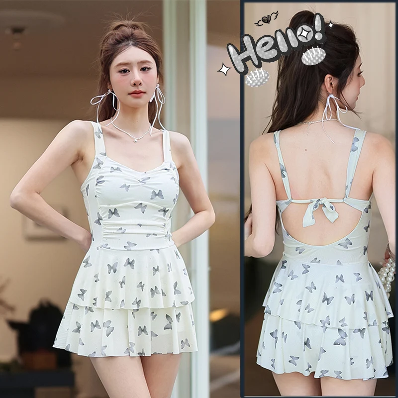 

2026 New Beach Vaion Women's Swimsuit Bal Beautiful High Sensation Hot Spring Swimming Costume V-ne-piece Swimsuit