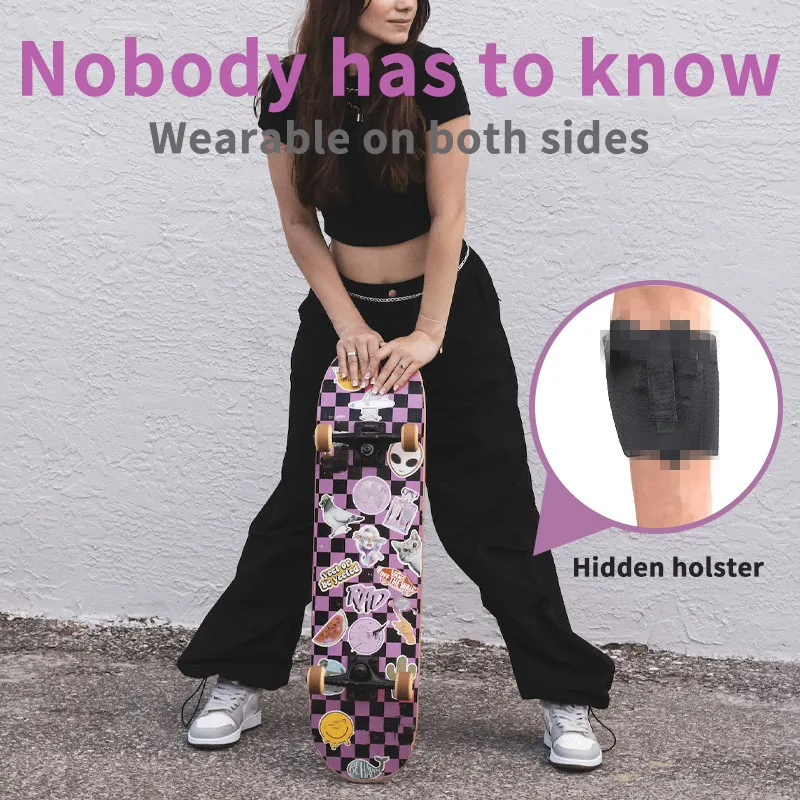 Universal Ankle Holster Drop Leg Gun Holder for Right Left Leg Concealed Elastic Leg Pouch Pistol Bag Hunting Accssories