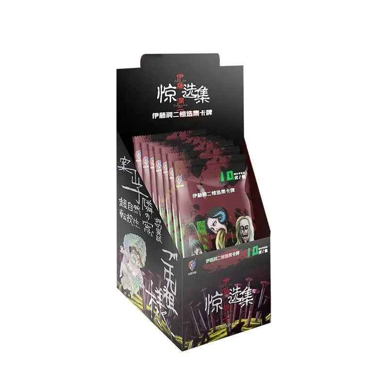 ของแท้ Junji Ito การ์ดเลือกบ้านผีสิงการ์ดกล่องลึกลับเกมกระดานของเล่นคอลเลกชันการ์ดของเล่นของขวัญกล่องต้นฉบับ