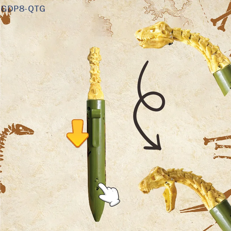 

НОВАЯ забавная гелевая ручка с динозавром, кляп, шутка, реквизит с открытым ртом, гелевая чернильная ручка с динозавром для старше 5-летних подростков, школьных вещей