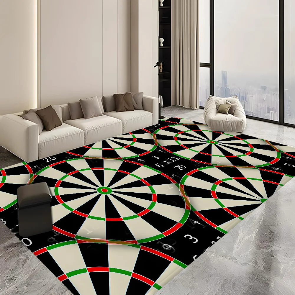 DARTS Dart Board Arrow Floor Mat INS Style Soft Bedroom Floor House Laundry Room Mat Anti-skid Household Carpets