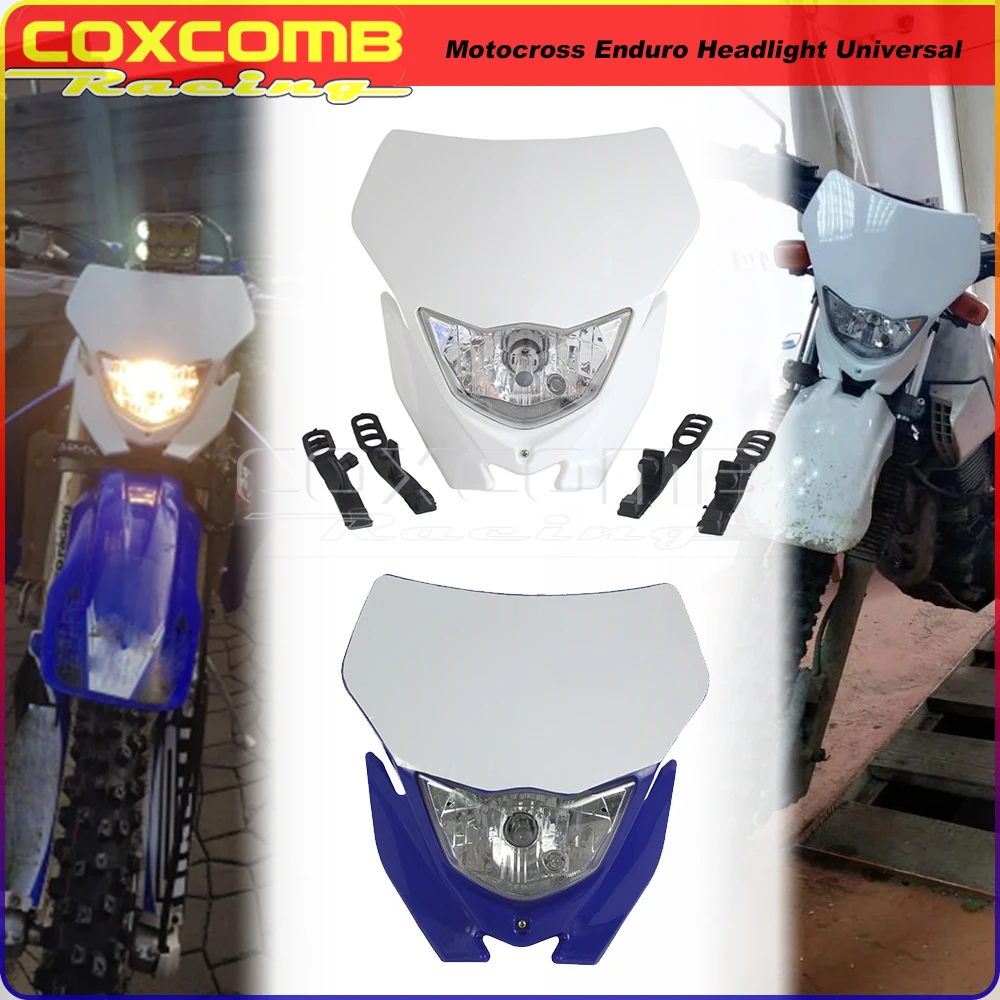 デュアルスポーツヘッドLEDヘッドライト,Mocoクロス,エンデューロ,サイクリング,ヤマハ用250x 250f,450f,yz,85,125,250,350,450