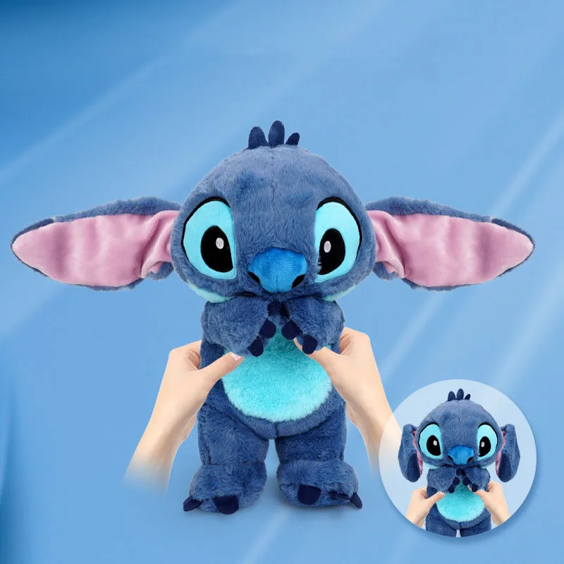 

Kawaii Anime Disney Plush Toys Stitch Doll Starry Baby Doll Cute Cartoon Cloth Doll Pneumatic Ears Girl Gift Kids Birthday Toys