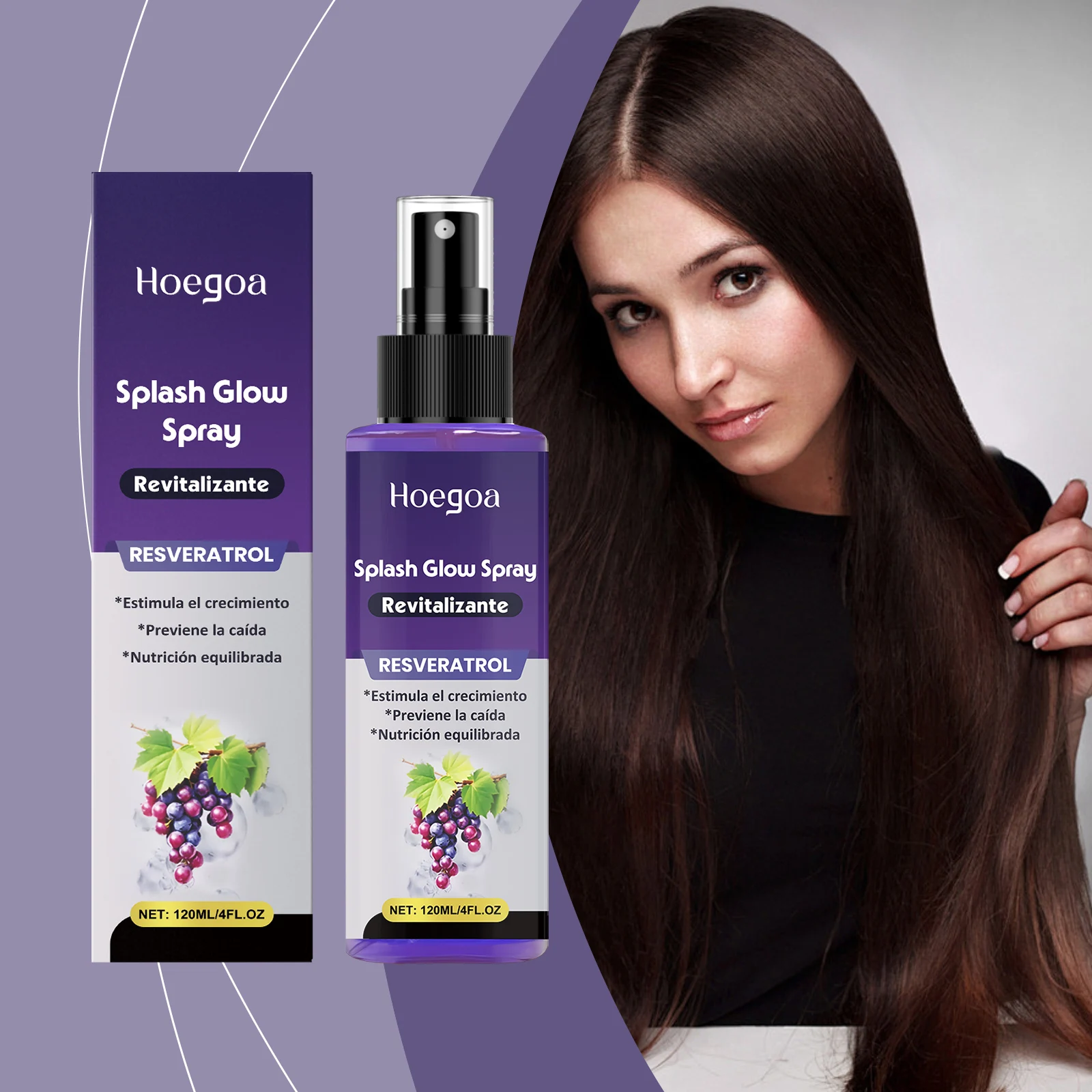 Cabello blando y ligero, suave, nutritivo y mejora la sequedad en spray para el cuidado Spray capillaire aux graines de camelia