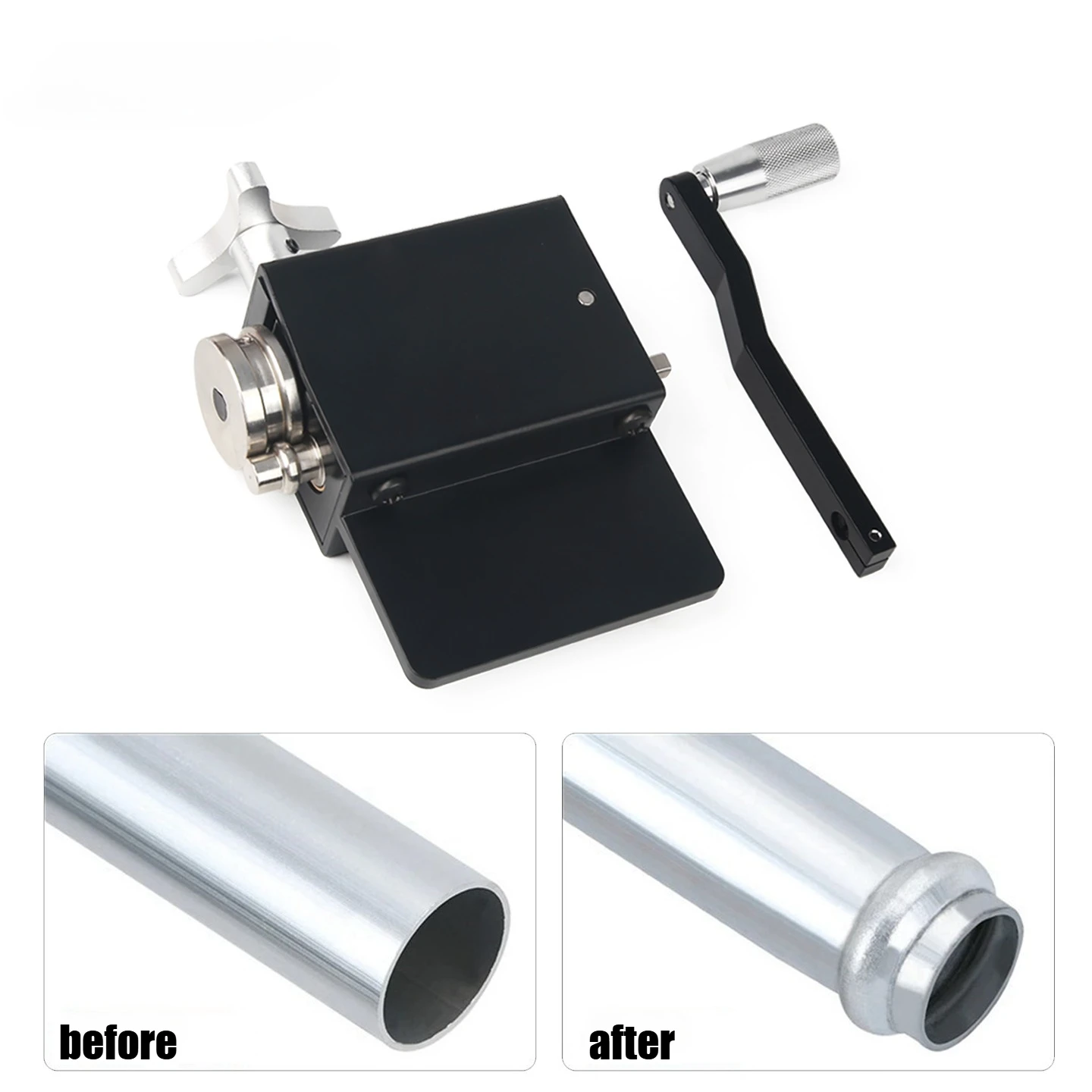 

Инструмент для обжима трубок, ручной ролик для впуска и интеркулера, инструмент для обжима труб, подходит для трубок 5/8 дюйма или большей идентификационных трубок, алюминий