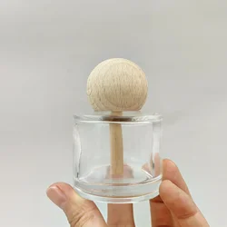 1 Pc 50ml Home Fragrance Empty Bottle  Air Aroma Diffuser Essential Oil Bottle For Room Office Decoration
