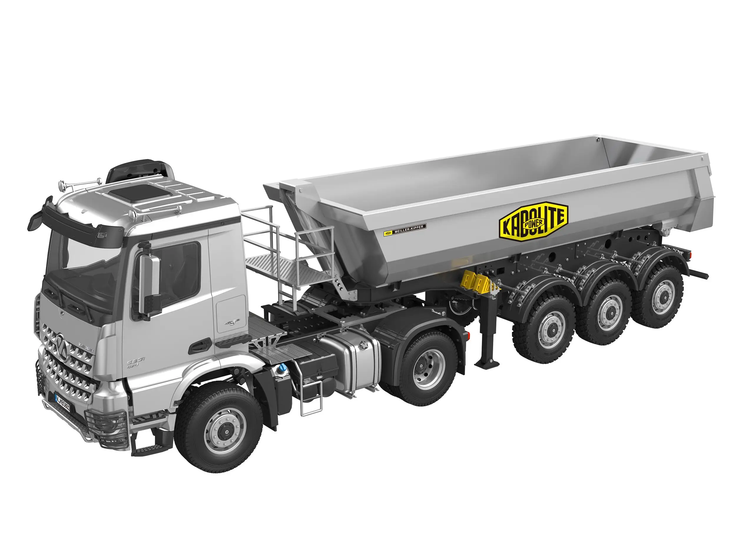 

1/14 Kabolite 5801 RC металлический тракторный грузовик с прицепом 4x4 окрашенные собранные автомобили автомобиль двигатель свет звуковая система RC игрушки модель