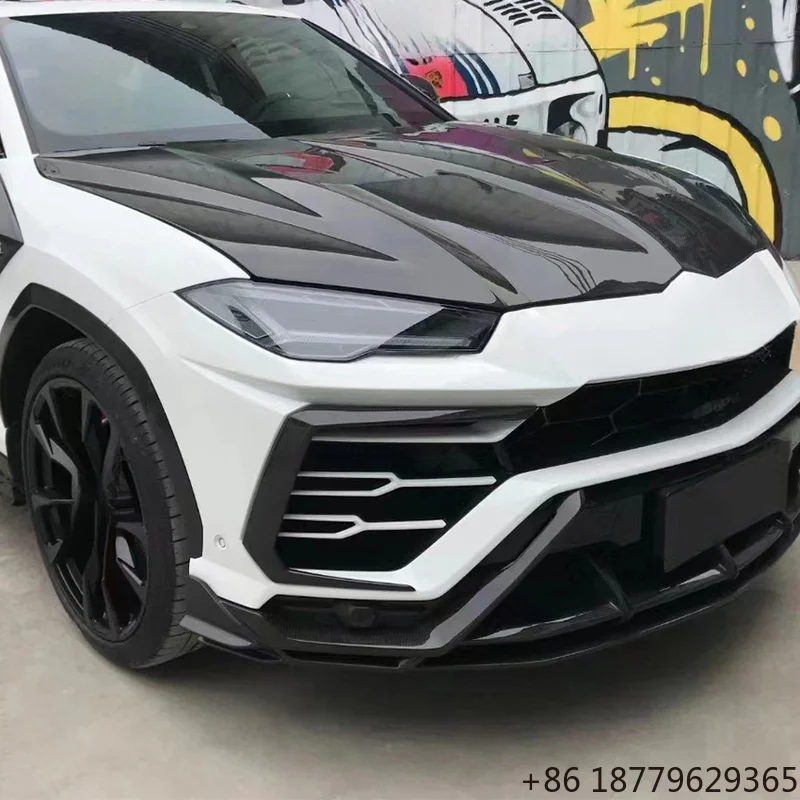 Dry Carbon Fiber Bonnet Hood Body Kit Lightweight Luxury SUV Exterior Modification