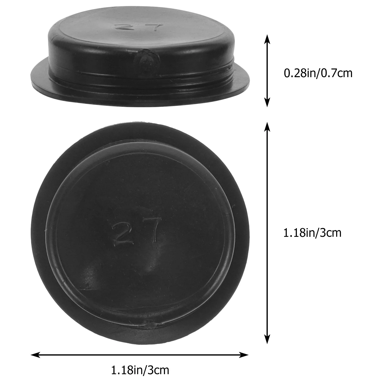 50Pcs Rubber Saving Pot Stoppers Small Round Plugs Bank Piggy Bank Stopper Cover Practical Safe Excellent