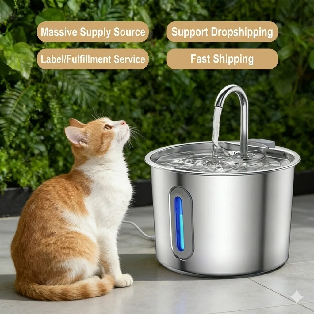 Fontanna dla zwierząt 2.2L ze – Pet Water Fountain recenzja i cena