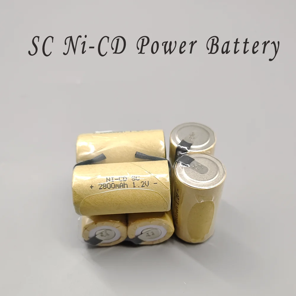 Batería recargable de níquel cadmio garantizada de calidad 1,2 V SC2800mAh adecuada para destornilladores eléctricos y herramientas eléctricas