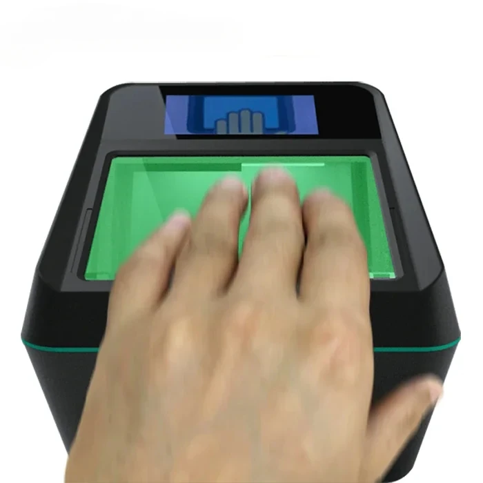 4 4 2 Scanner de impressão digital 10 dedos Aratek A900 Leitor de impressão digital USB com certificado do FBI 442 Scanner biométrico