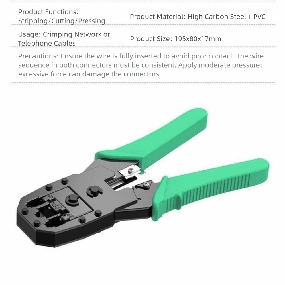 Multicolor Network Cable Tester Precision Cutting Tool LAN Wire Stripper Cable Tester Efficient Stripping