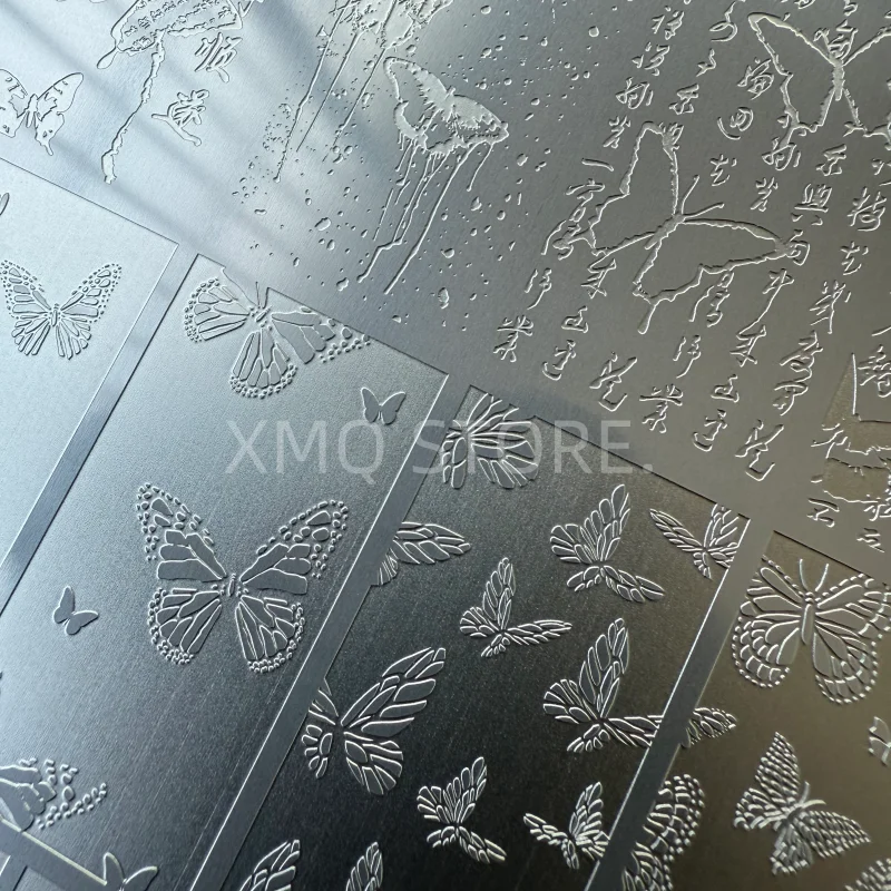 NAIL ART STAMPING PLATES BUTTERFLY TEMPLATES FLOWER IMAGEPLATE