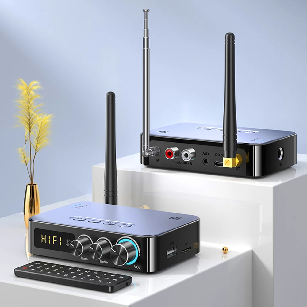 Transmitter Receiver Multifunctional Wireless Adapter Infrared Remote Control Bluetooth-compatible for Speaker Desktop Laptop