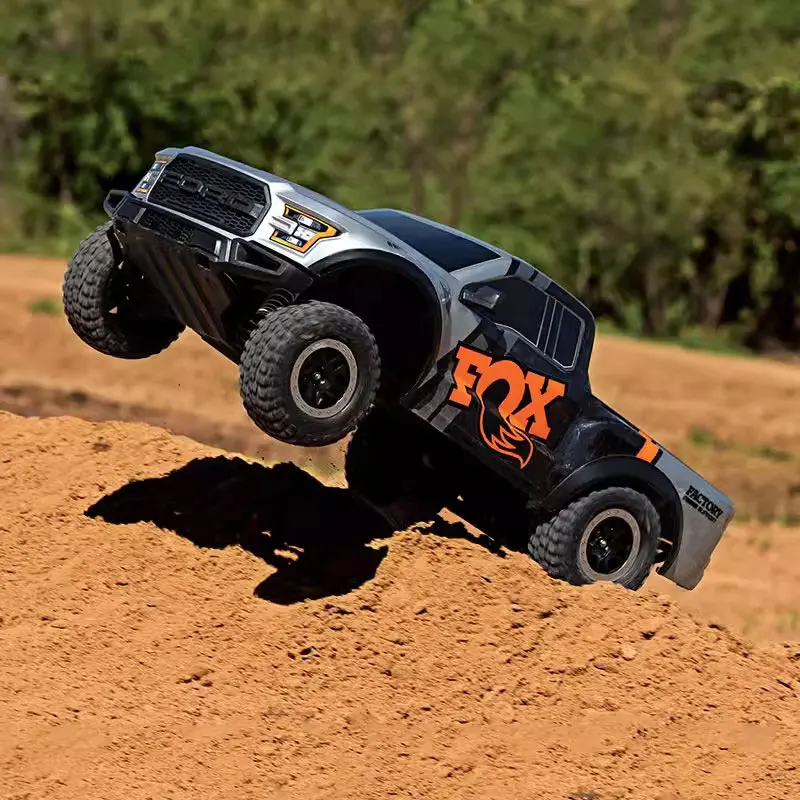 Traxxas 1/10 F-150 Raptor RTR Short-Course off-road elektrische vrachtwagen met snelsluiting # 58394-4 Borstelloos RC-autospeelgoed voor jongens