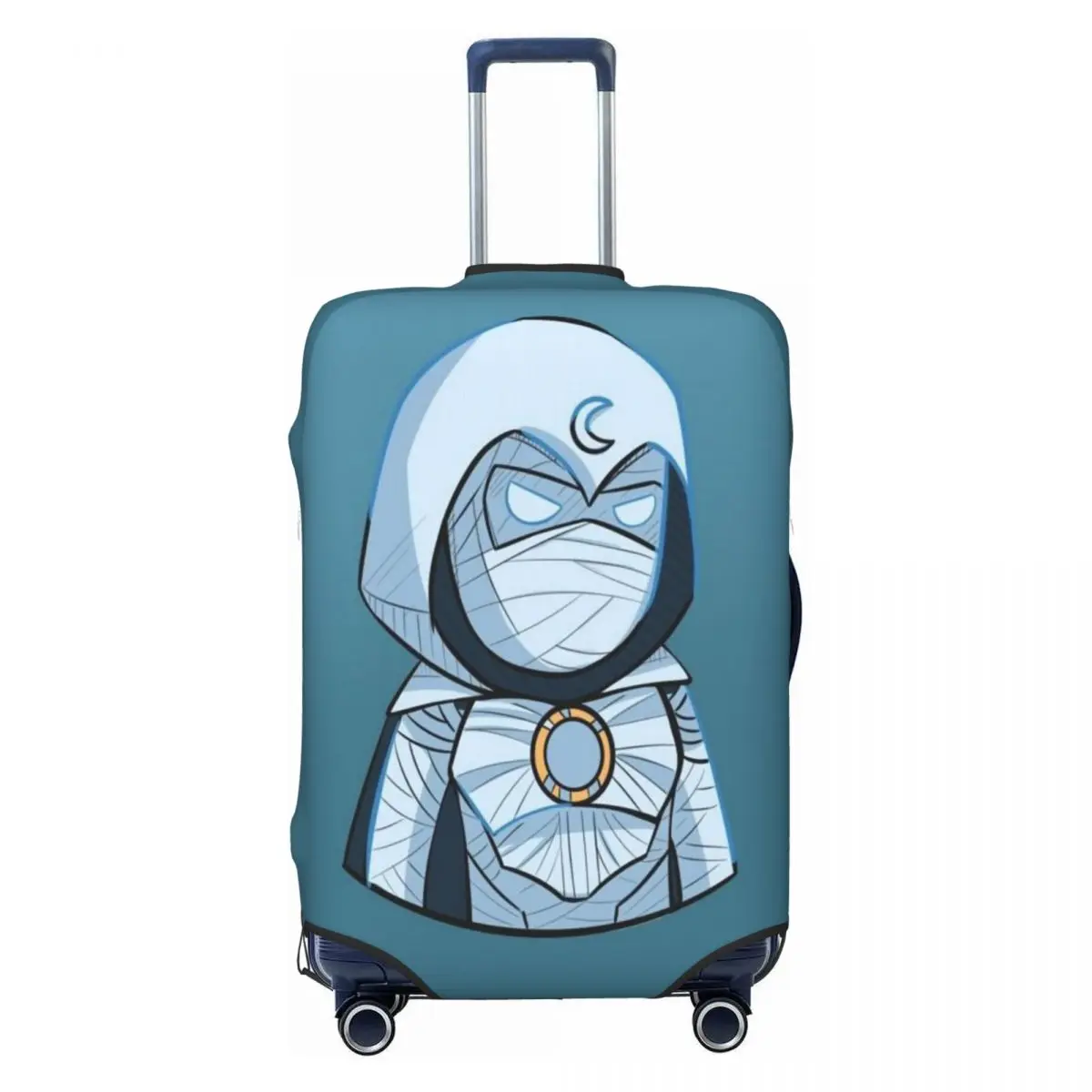 

Чехол для чемодана с изображением аниме-героя-рыцаря, забавный защитный чехол для чемодана, подходит для чемоданов 18-32 дюймов