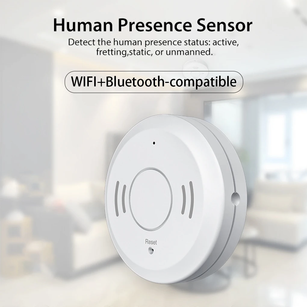 WiFi Tuya Human Body Sensor Bluetooth-compatible Movement Detector Household Presence Detection Automatically Alarm