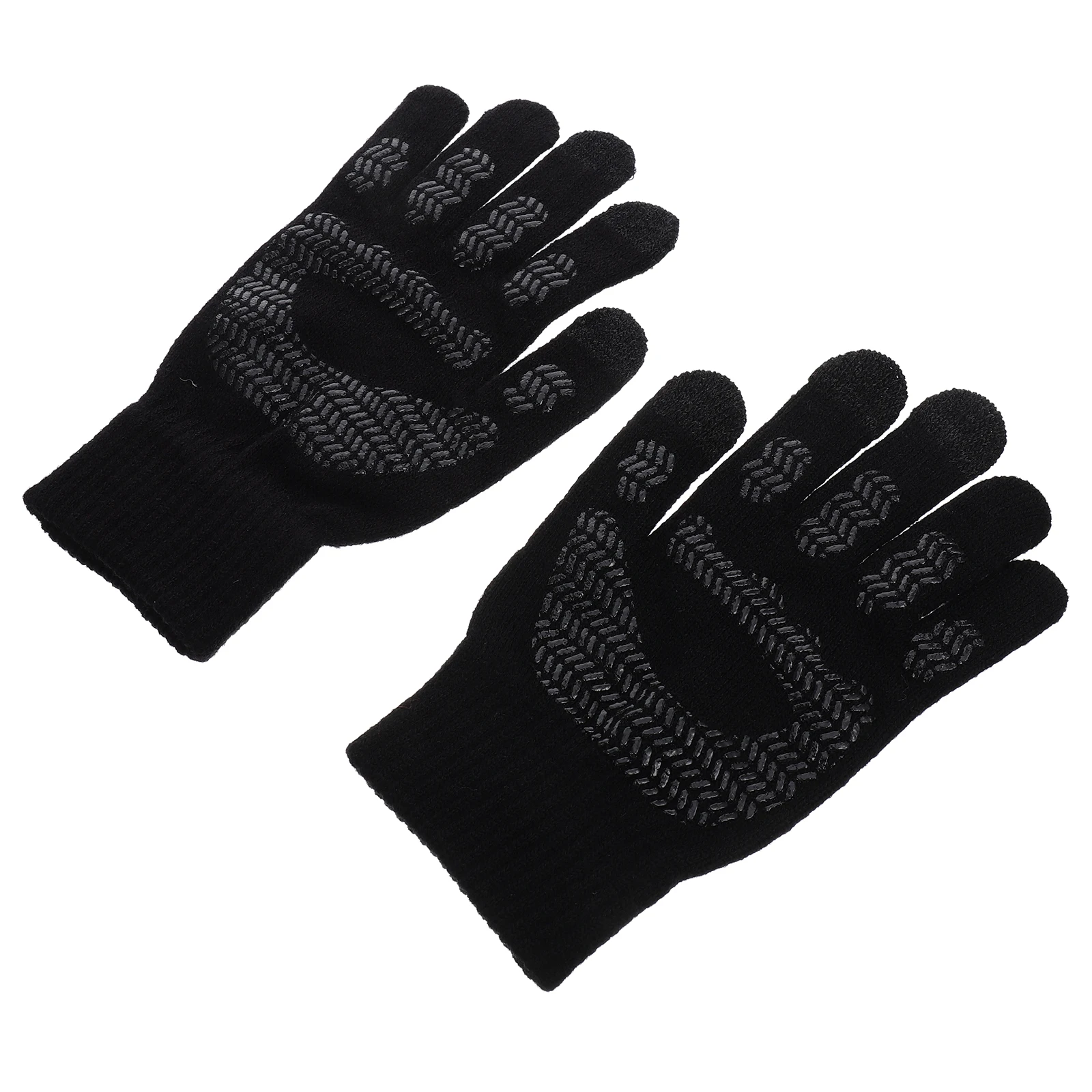Luvas Térmicas Touchscreen Inverno Outono e Trabalho em Tempo Frío Preto
